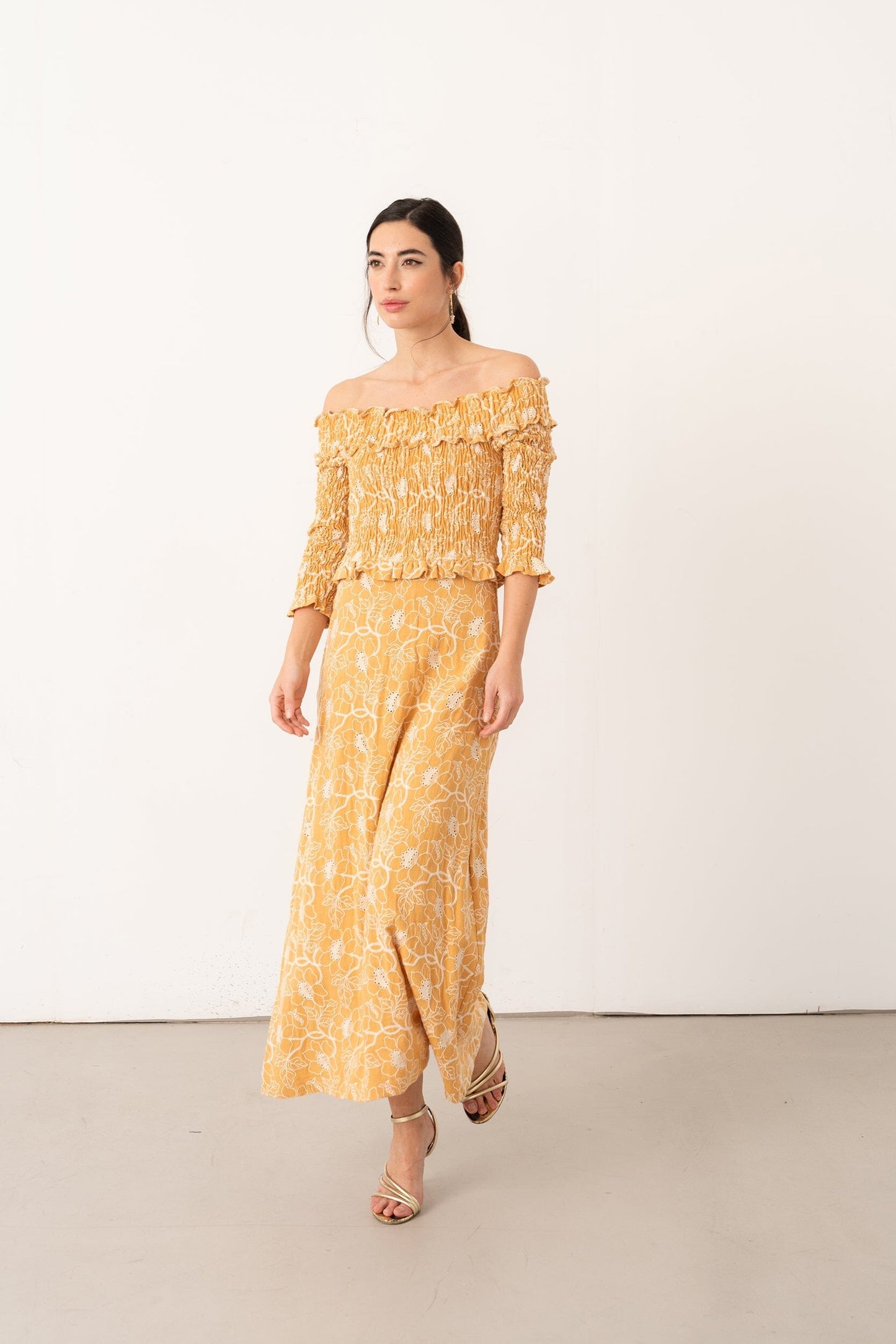 Vestido Bardot Rive Dresses Vano Studio 