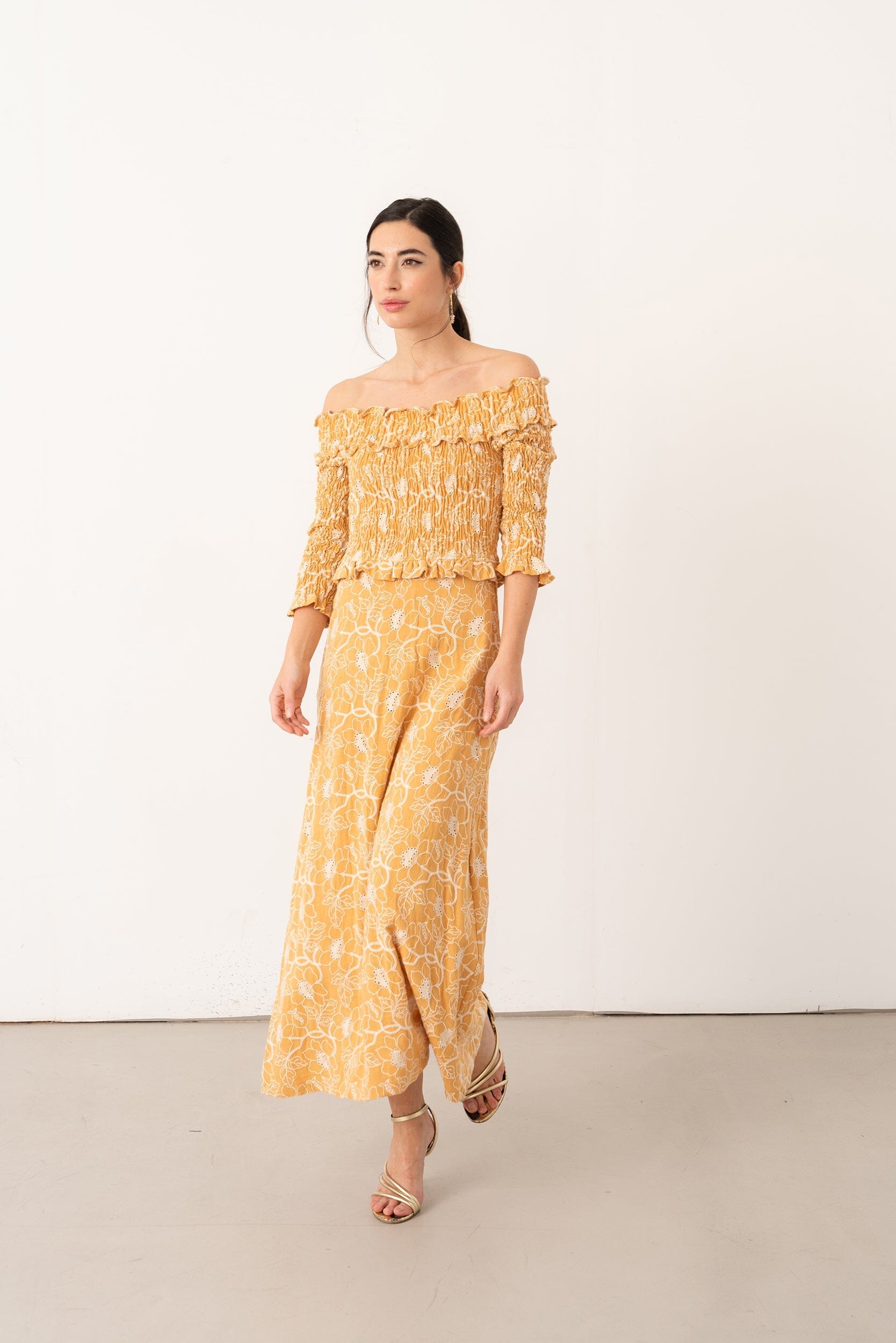 Vestido Bardot Rive Dresses Vano Studio 