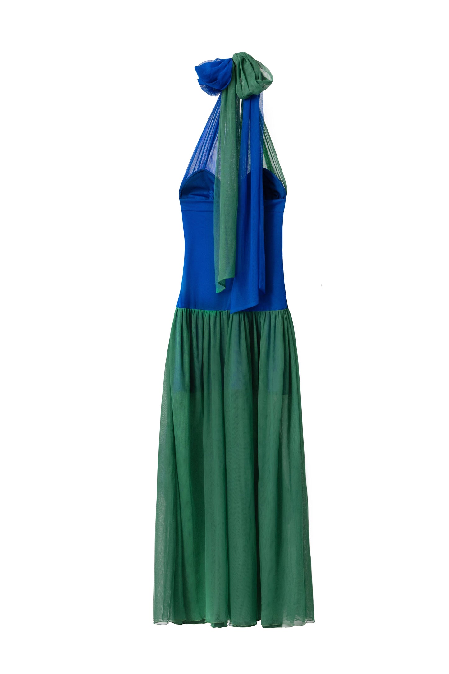 Vestido Begoña Azul - Verde Dresses Julise Magon 