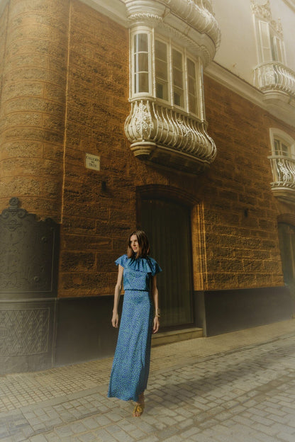 Vestido Coco Azul Dresses Julise Magon 