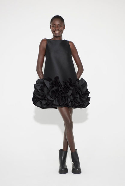 Vestido corto con volantes Dresses Tot-Hom 