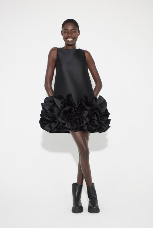 Vestido corto con volantes Dresses Tot-Hom 