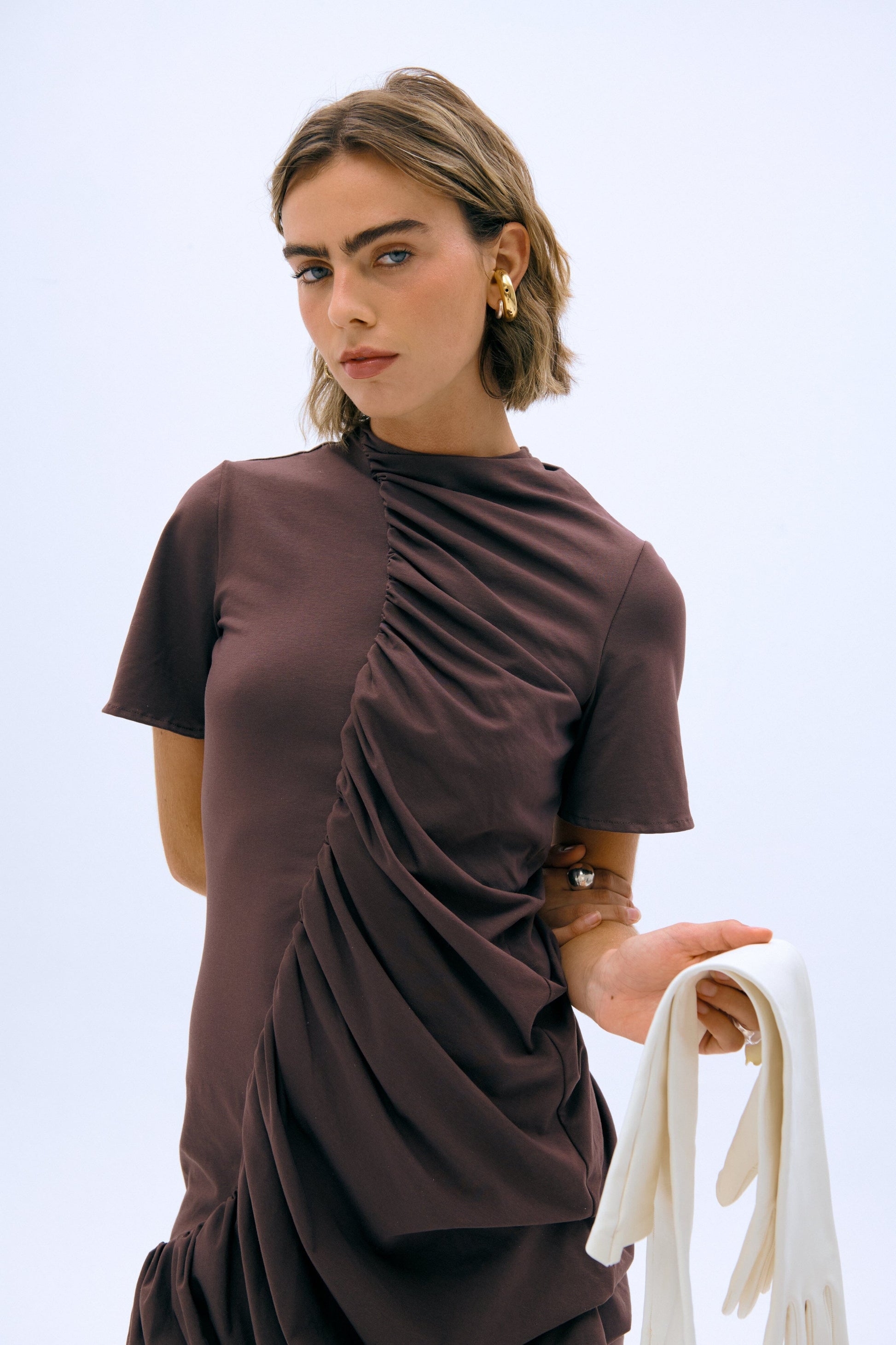 Vestido Eco marrón Dresses E.R.A.X. 