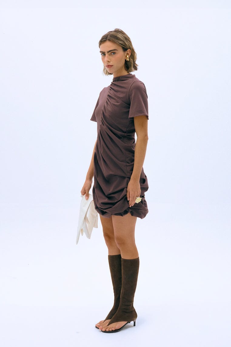 Vestido Eco marrón Dresses E.R.A.X. 