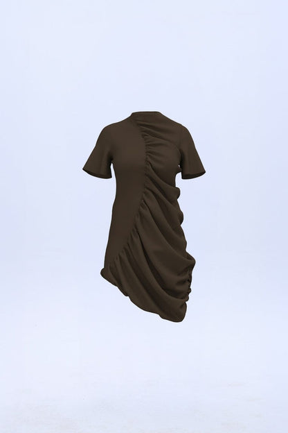 Vestido Eco marrón Dresses E.R.A.X. 