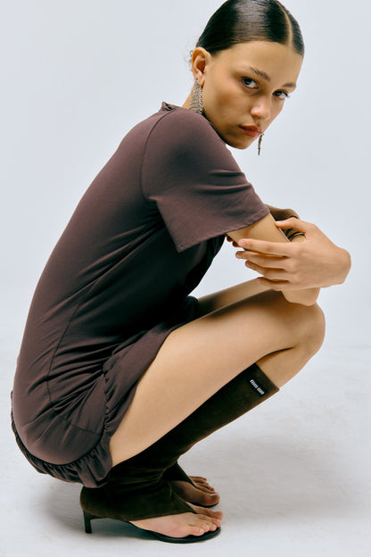 Vestido Eco marrón Dresses E.R.A.X. 