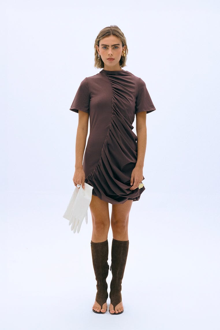 Vestido Eco marrón Dresses E.R.A.X. 