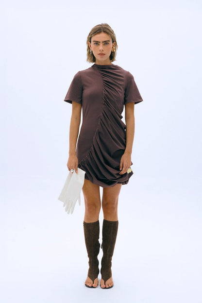 Vestido Eco marrón Dresses E.R.A.X. 