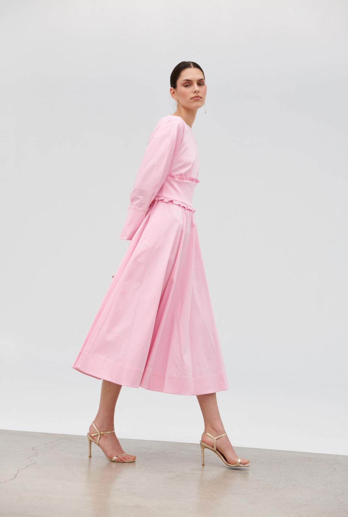 Vestido fajín - rosa Dresses Miguel Marinero 