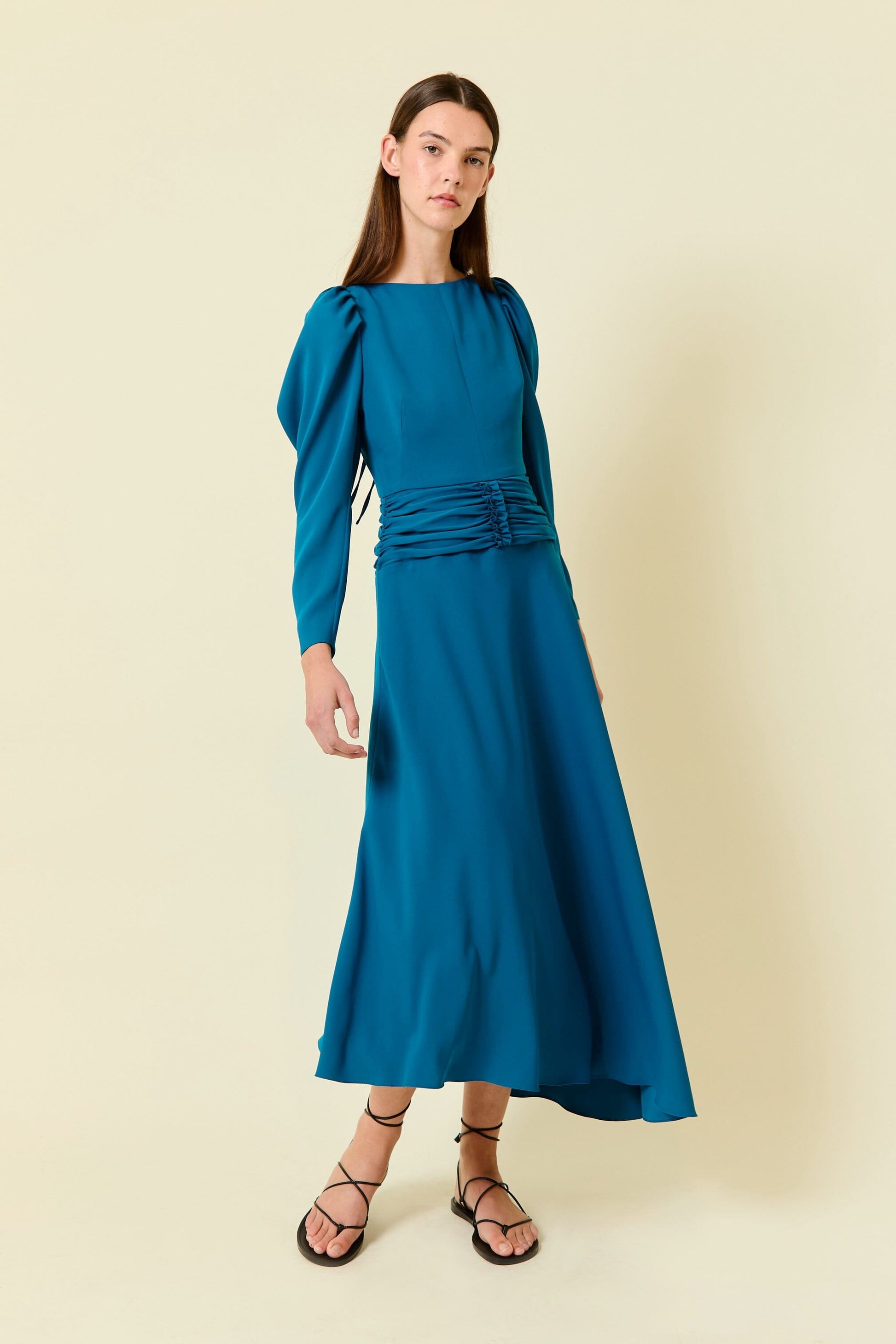 VESTIDO GRETA AZUL Philippa 1970 