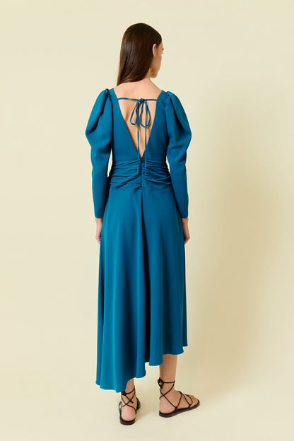 VESTIDO GRETA AZUL Philippa 1970 