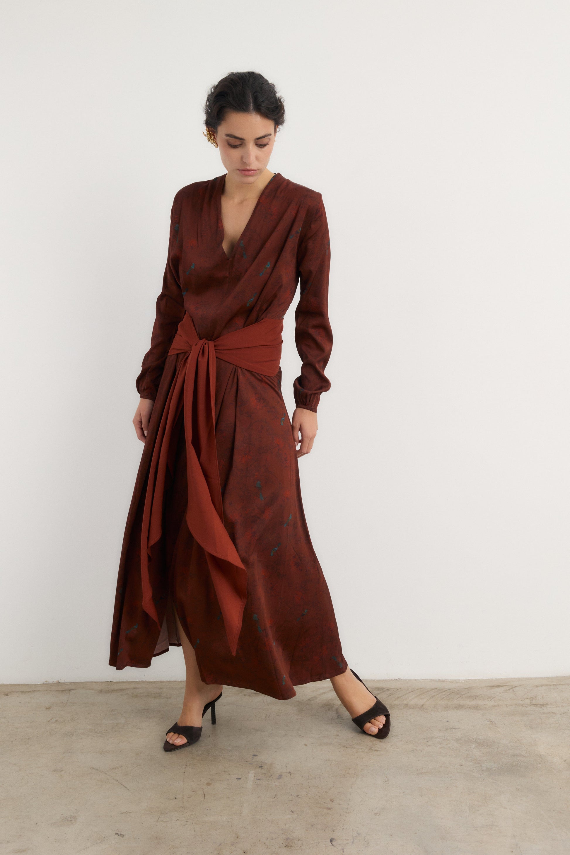 Vestido Indi granate - Preorder Dresses Galcon Studio 