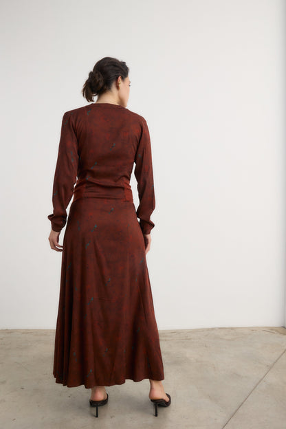 Vestido Indi granate - Preorder Dresses Galcon Studio 