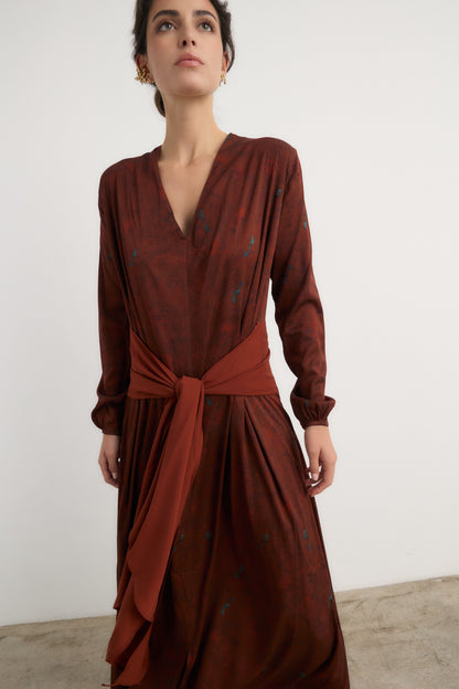 Vestido Indi granate - Preorder Dresses Galcon Studio 