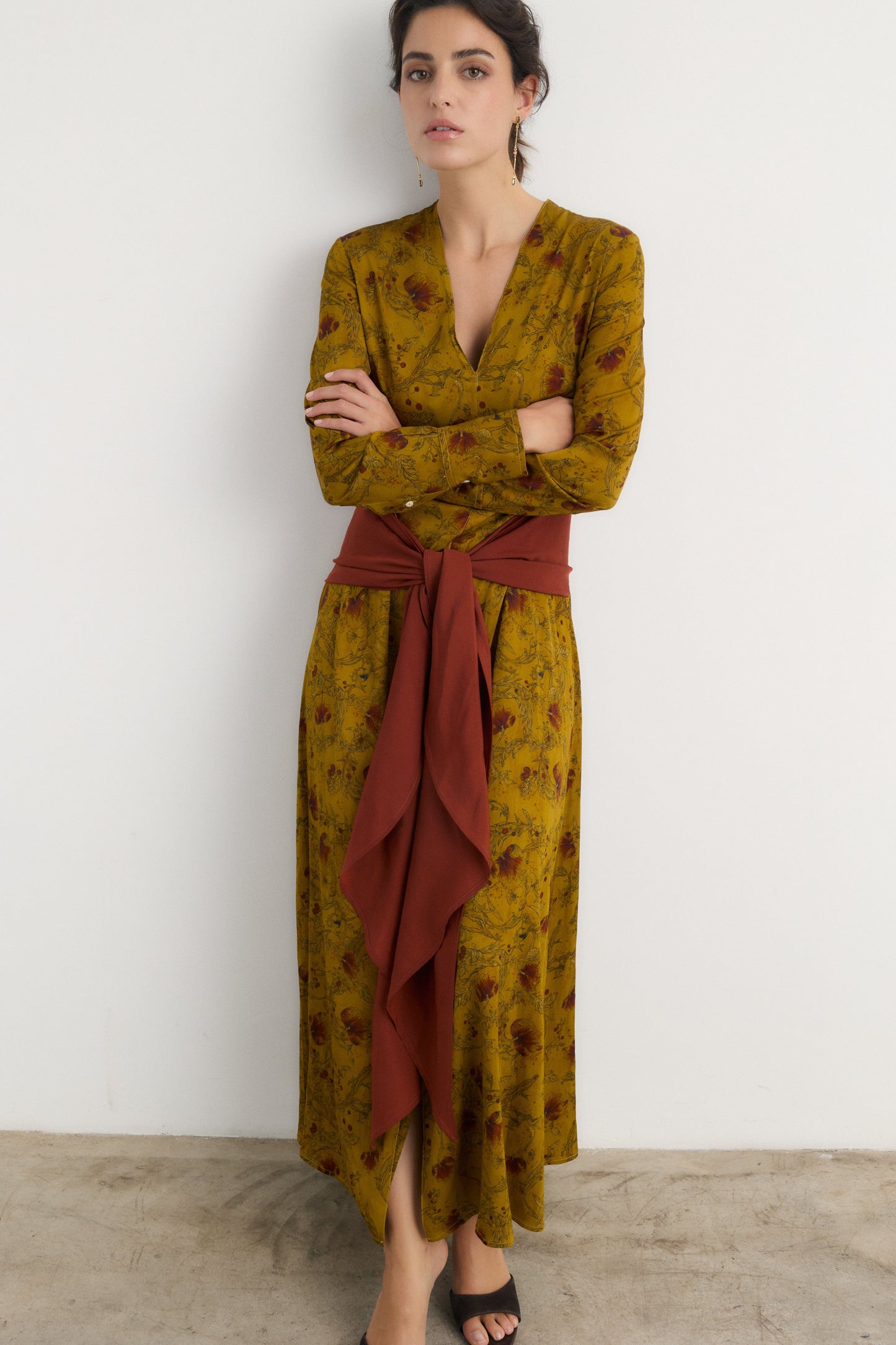 Vestido Indi mostaza - Preorder Dresses Galcon Studio 