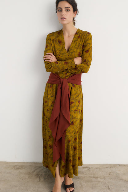 Vestido Indi mostaza - Preorder Dresses Galcon Studio 