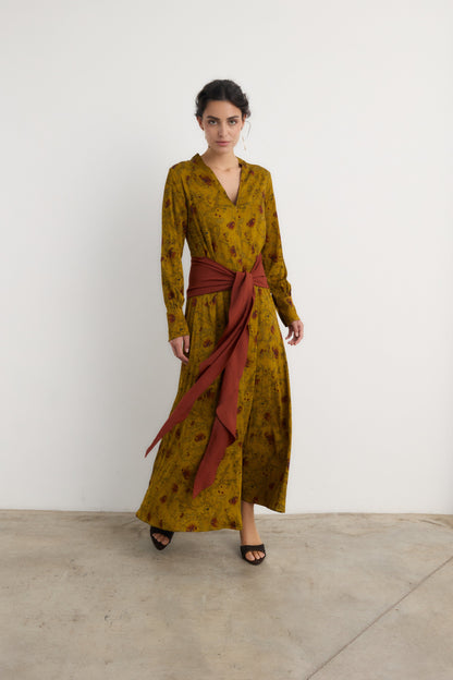 Vestido Indi mostaza - Preorder Dresses Galcon Studio 