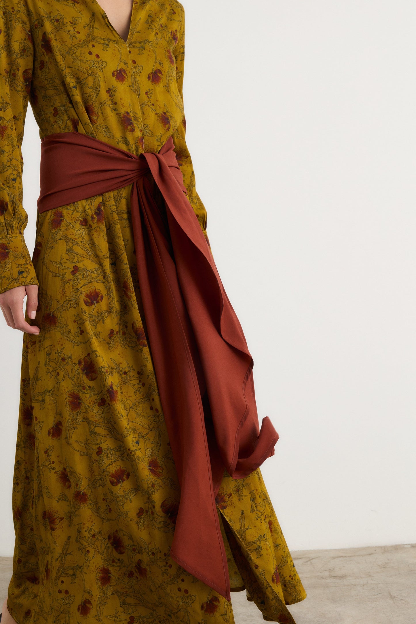 Vestido Indi mostaza - Preorder Dresses Galcon Studio 