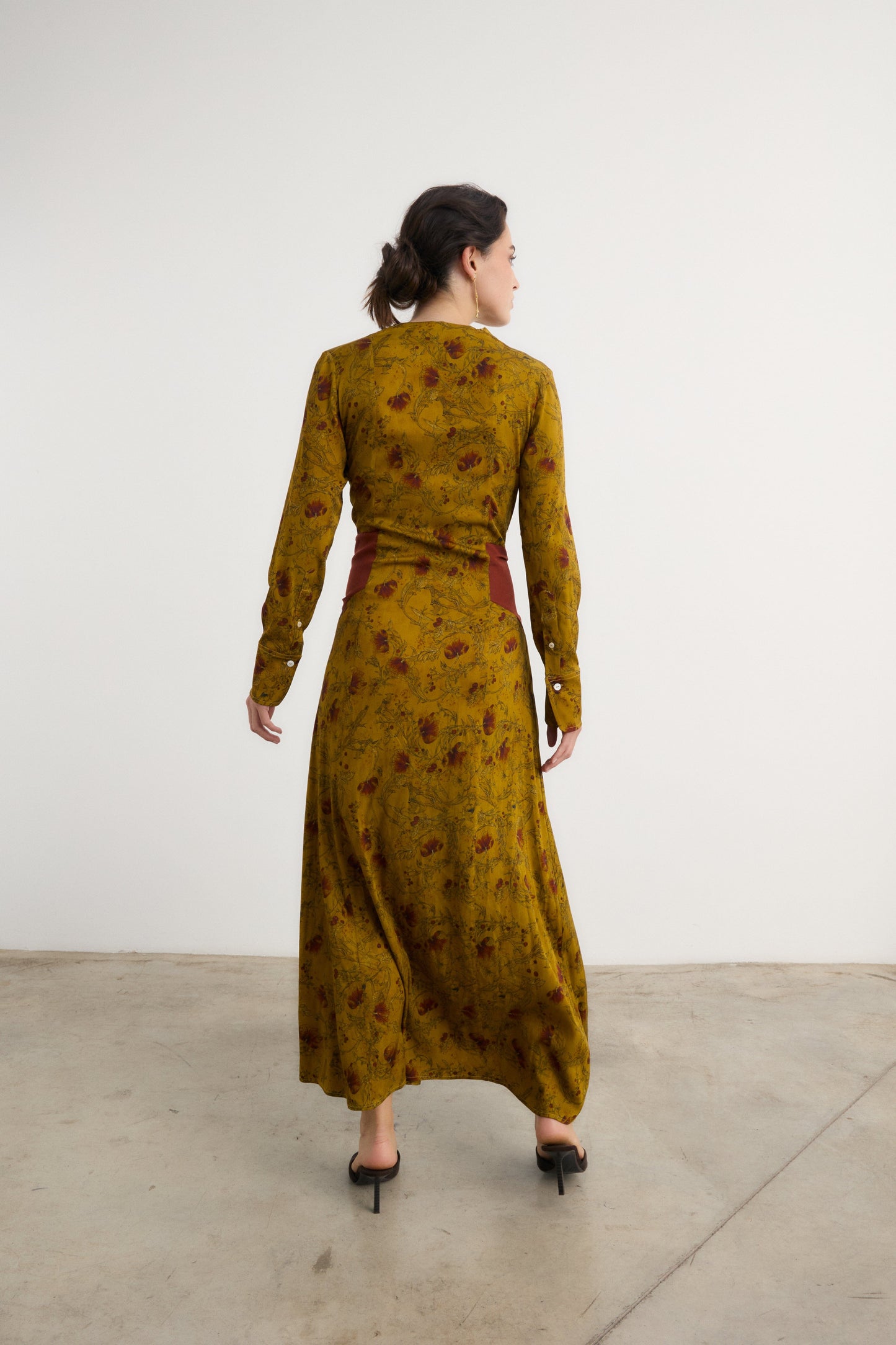 Vestido Indi mostaza - Preorder Dresses Galcon Studio 