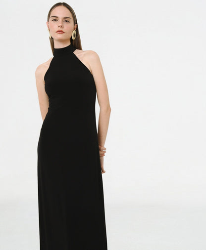 Vestido Largo Negro Silfi Dresses CLARO Couture 