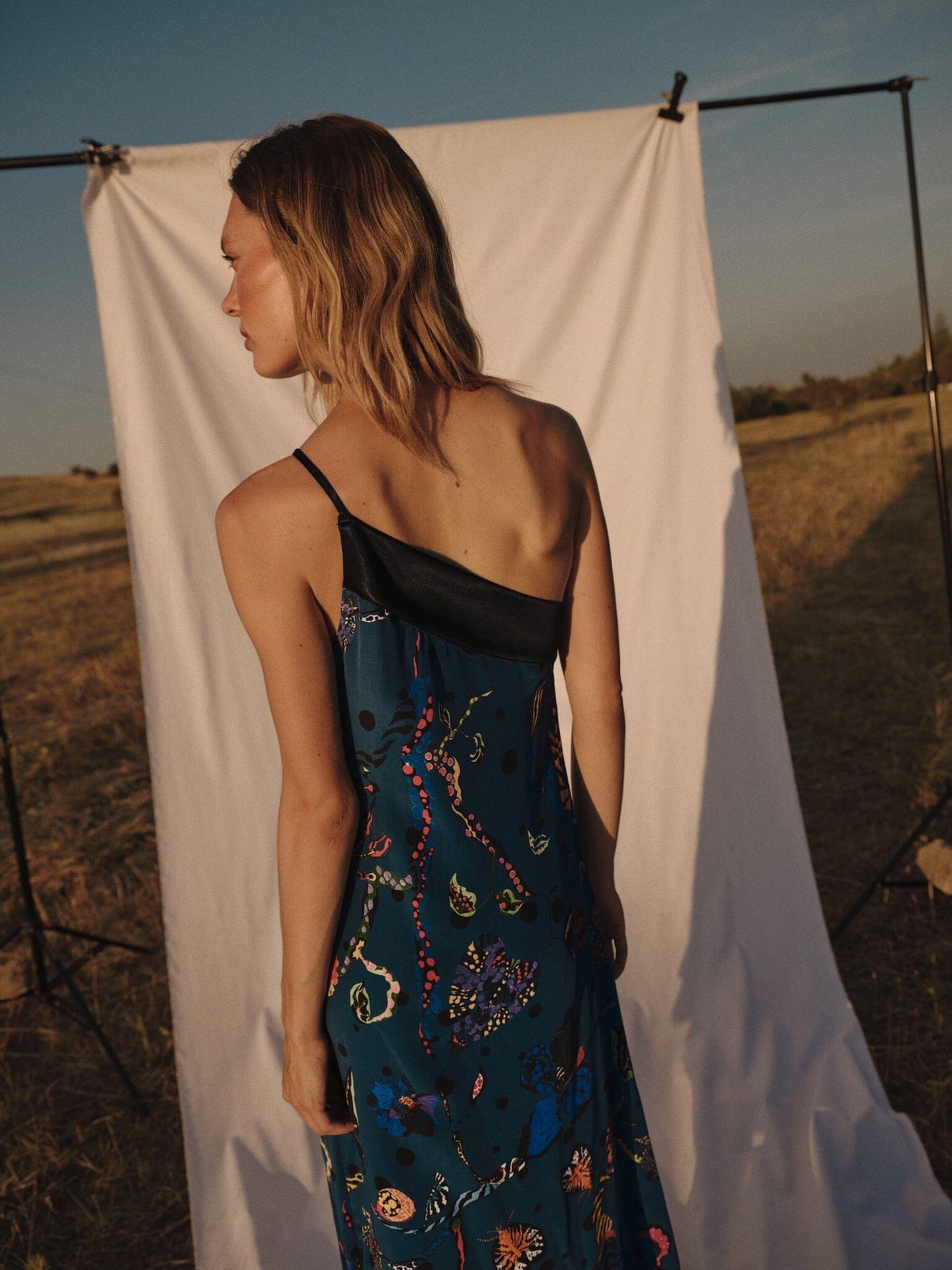 Vestido Lauren azul pato Dresses Galcon Studio 