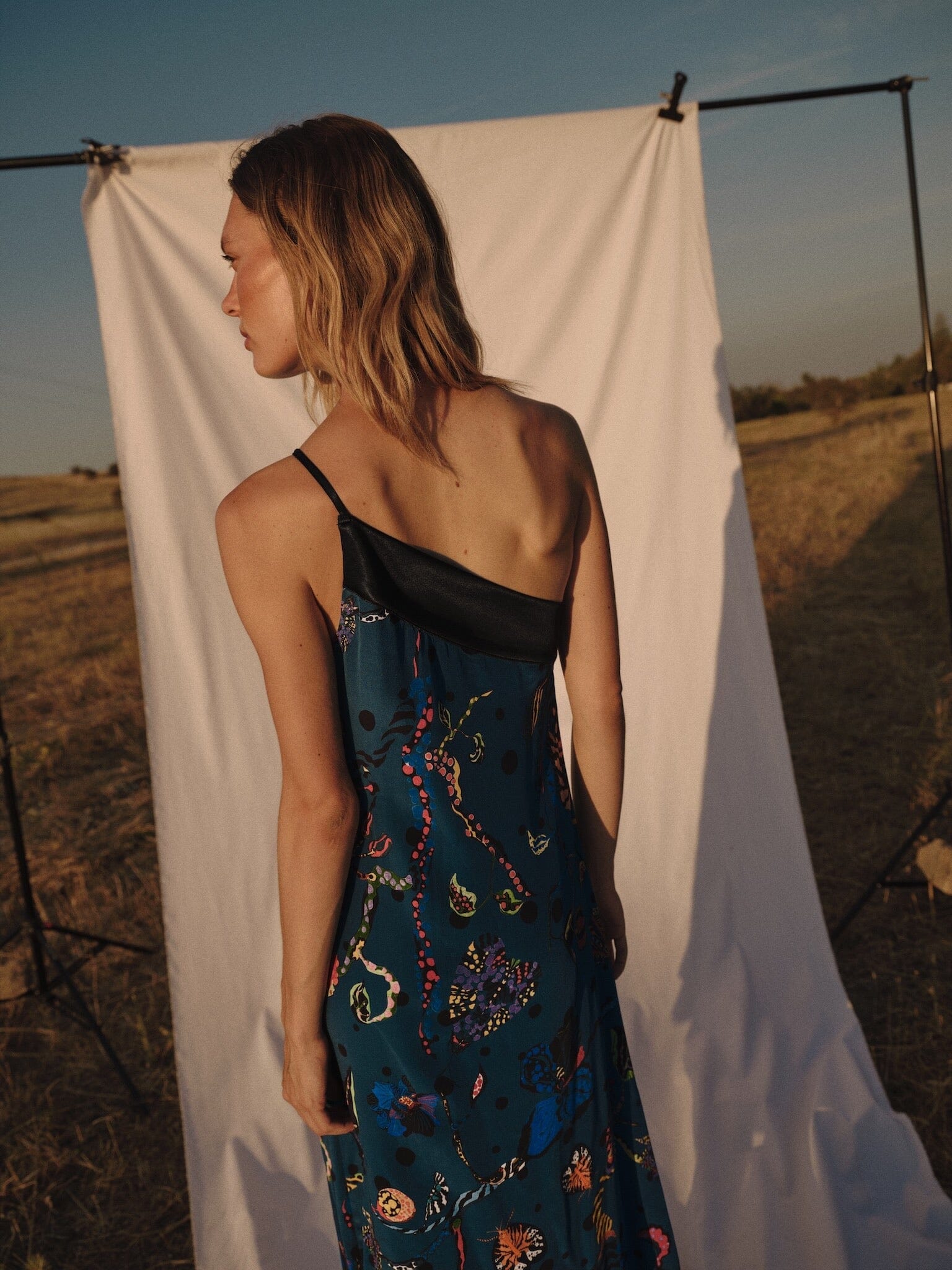 Vestido Lauren azul pato Dresses Galcon Studio 