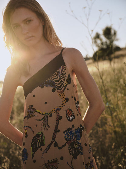 Vestido Lauren beige Dresses Galcon Studio 