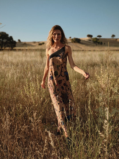 Vestido Lauren beige Dresses Galcon Studio 