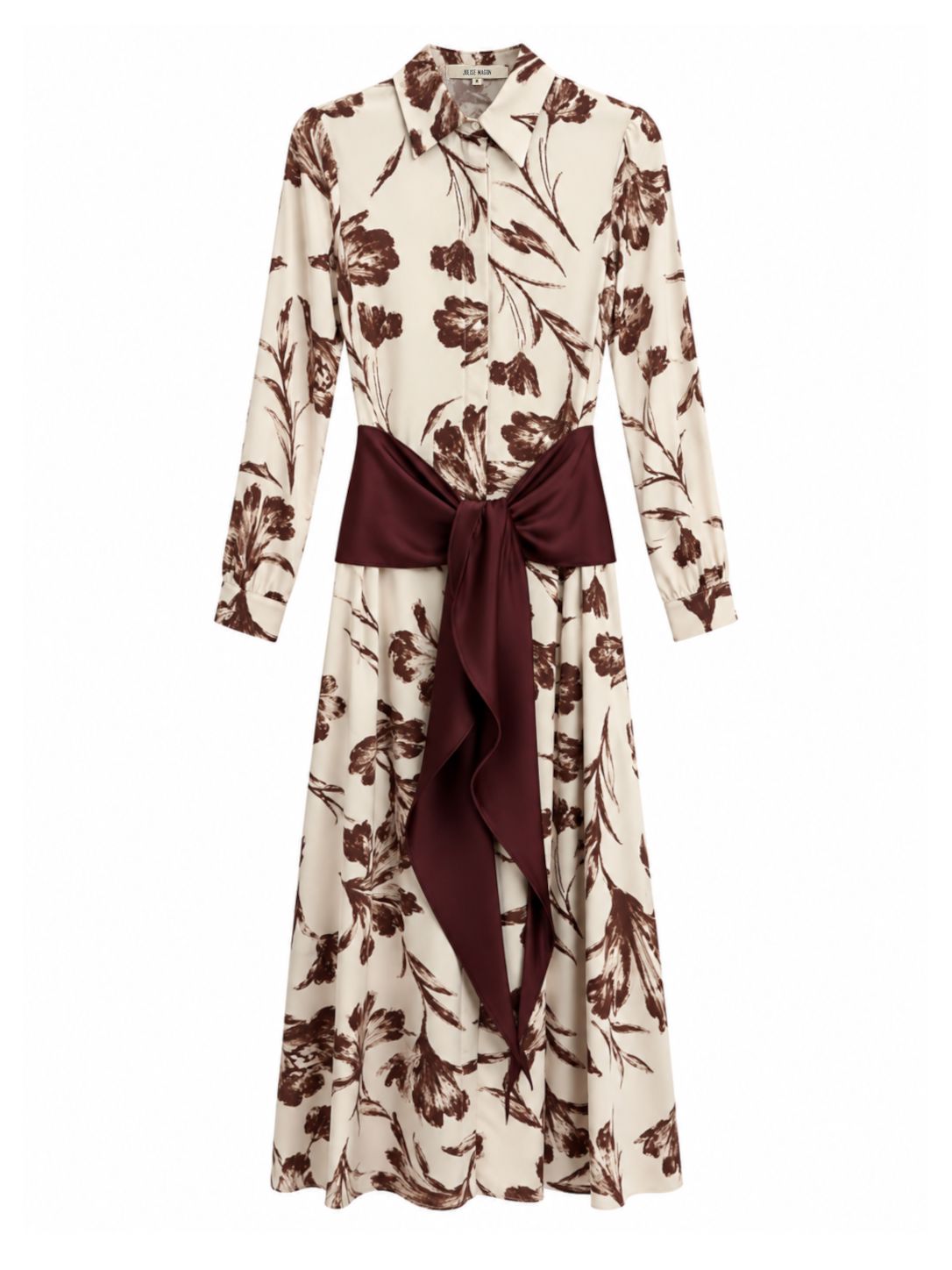 Vestido Lida Flores beis Dresses Julise Magon 