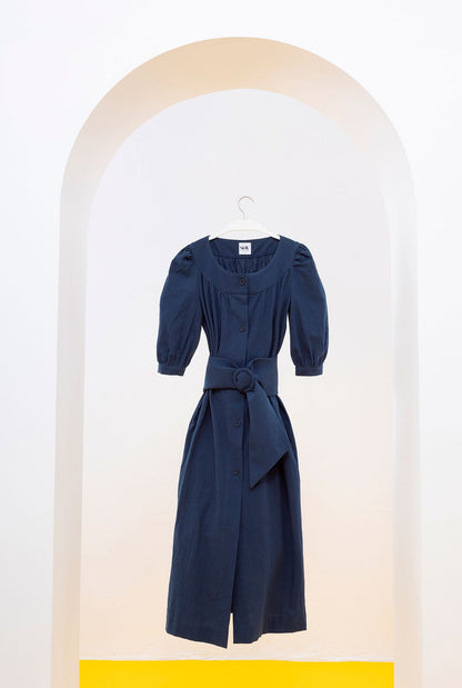 VESTIDO MARGARITA AZUL Dresses SOY FASCINANTE 