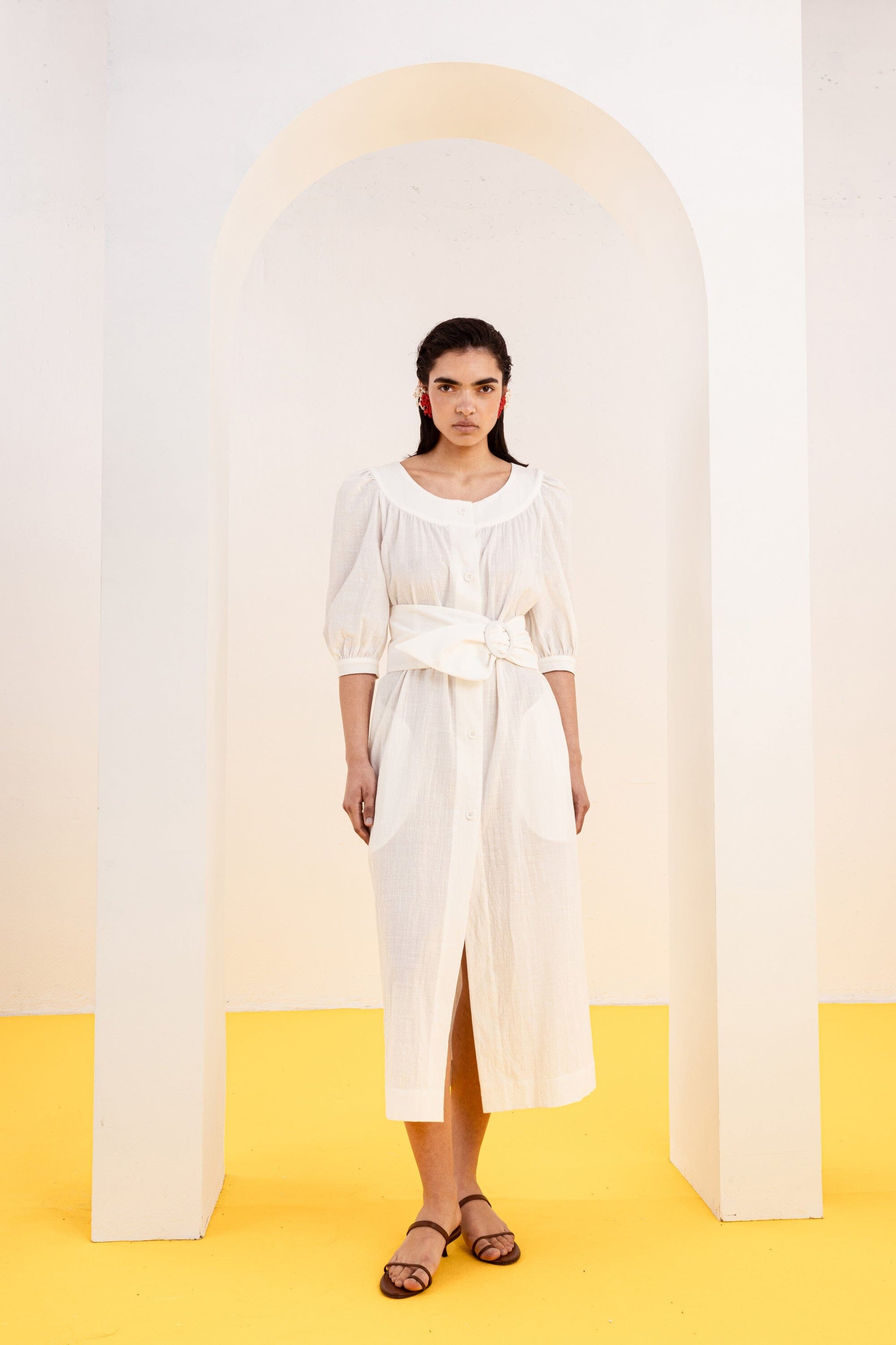 VESTIDO MARGARITA BLANCO Dresses SOY FASCINANTE 