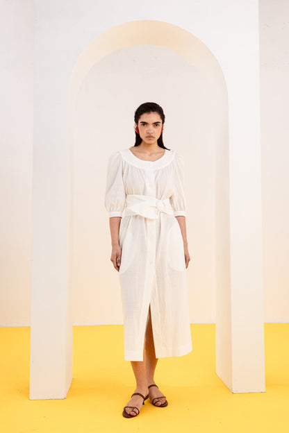 VESTIDO MARGARITA BLANCO Dresses SOY FASCINANTE 