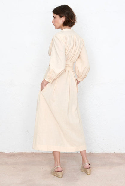 Vestido Margarita crudo Dresses SOY FASCINANTE 