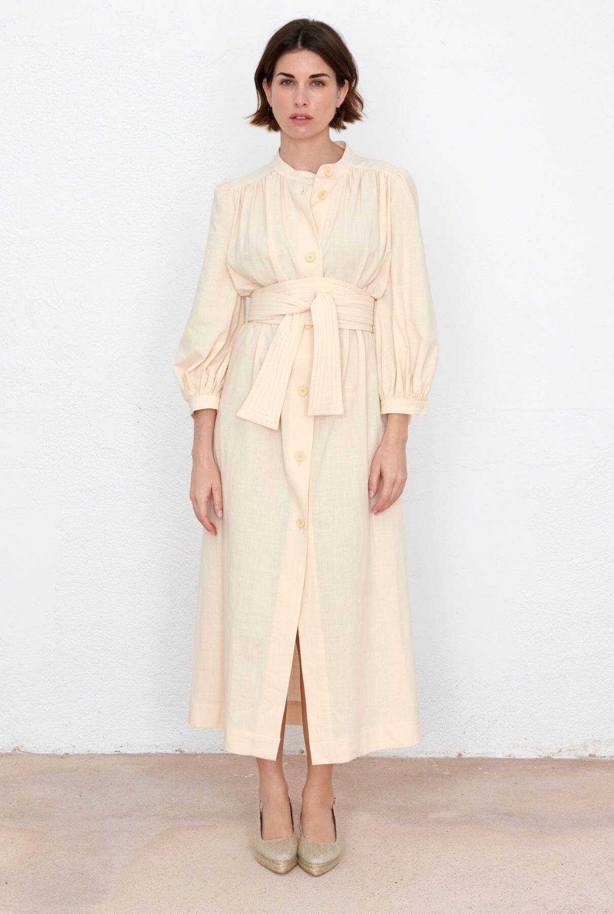 Vestido Margarita crudo Dresses SOY FASCINANTE 