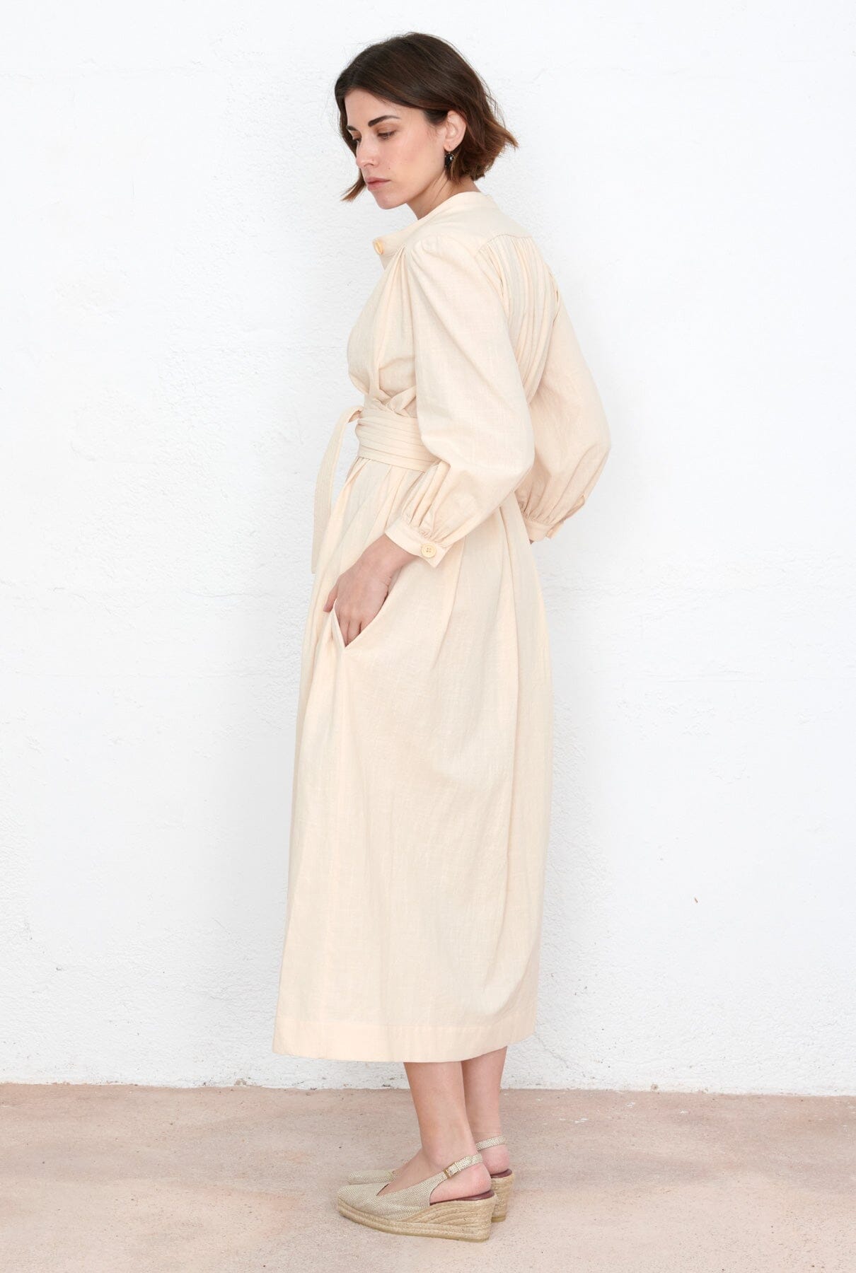 Vestido Margarita crudo Dresses SOY FASCINANTE 