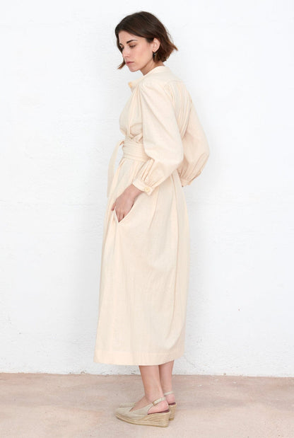 Vestido Margarita crudo Dresses SOY FASCINANTE 