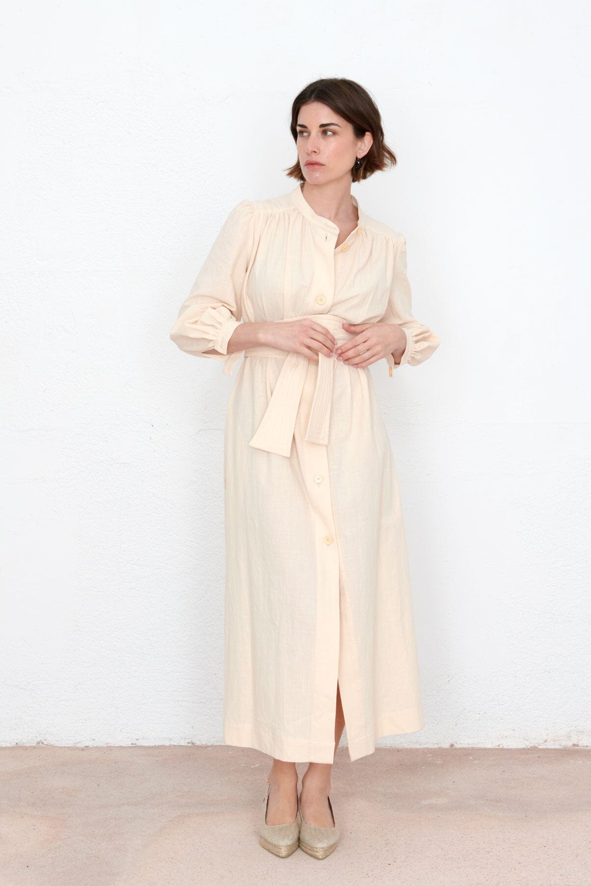 Vestido Margarita crudo Dresses SOYFASCINANTE 