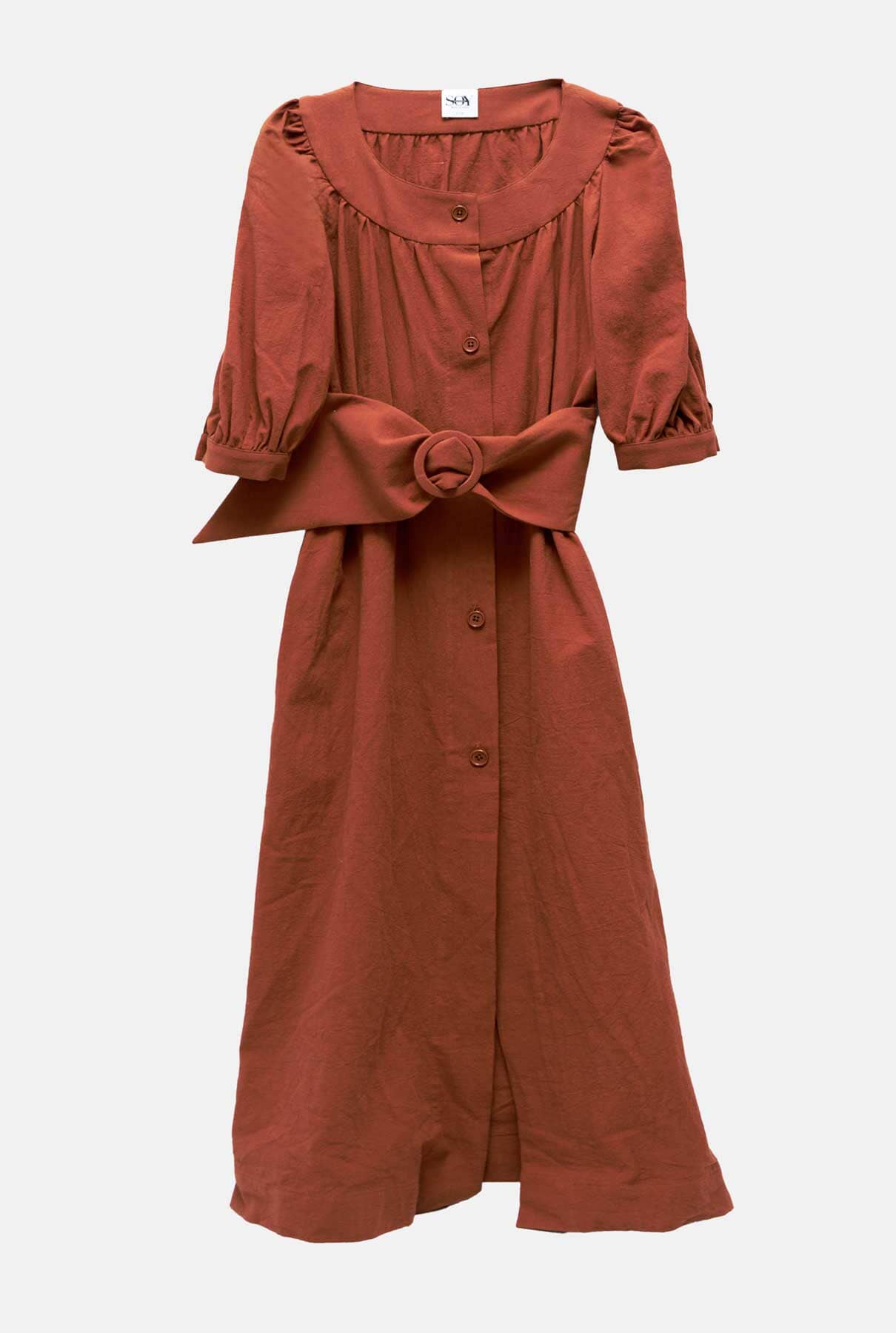 VESTIDO MARGARITA MARRÓN Dresses SOY FASCINANTE 