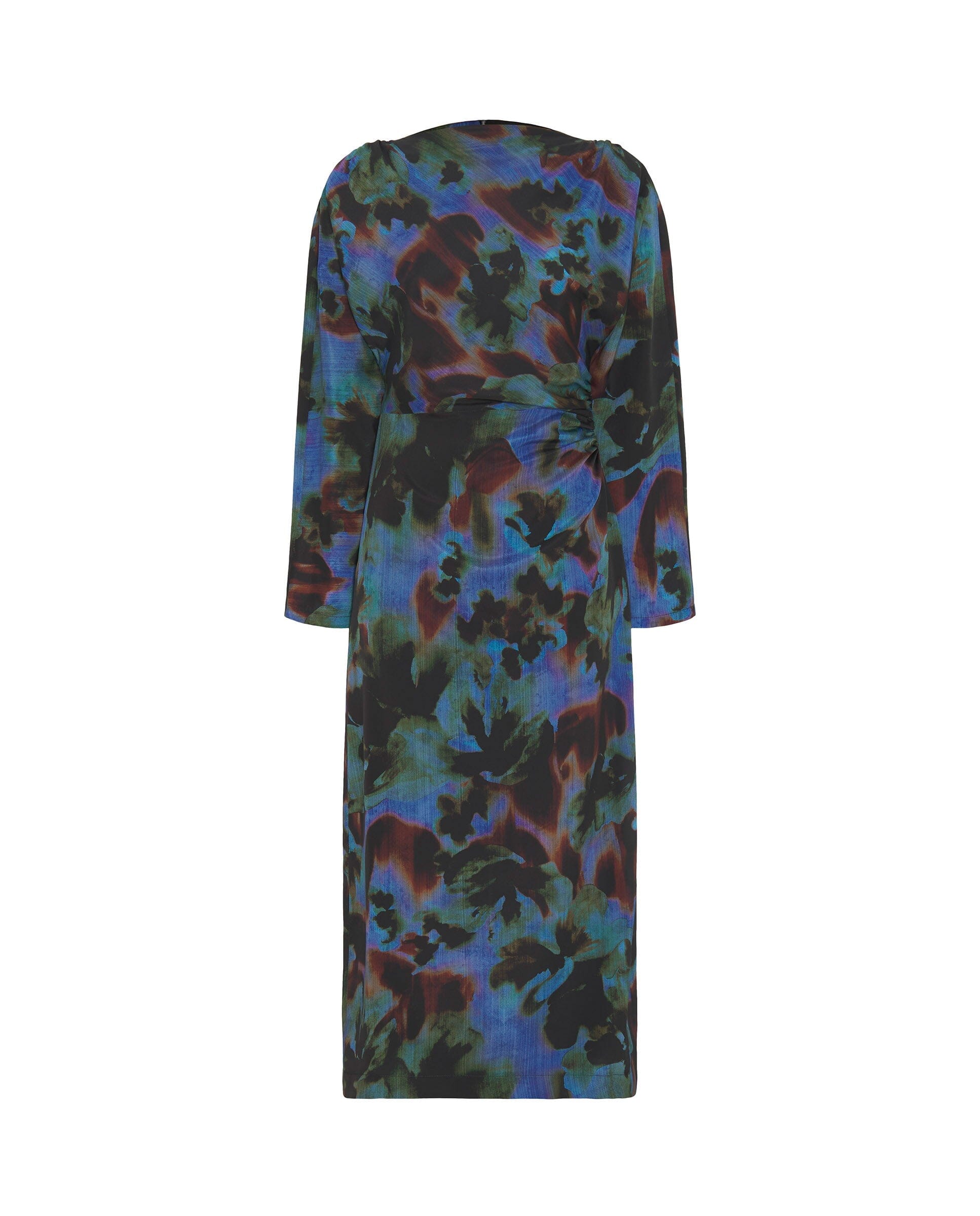 Vestido midi azul estampado Dresses Mirto 