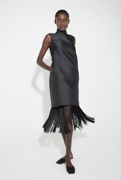 Vestido midi con flecos Dresses Tot-Hom 