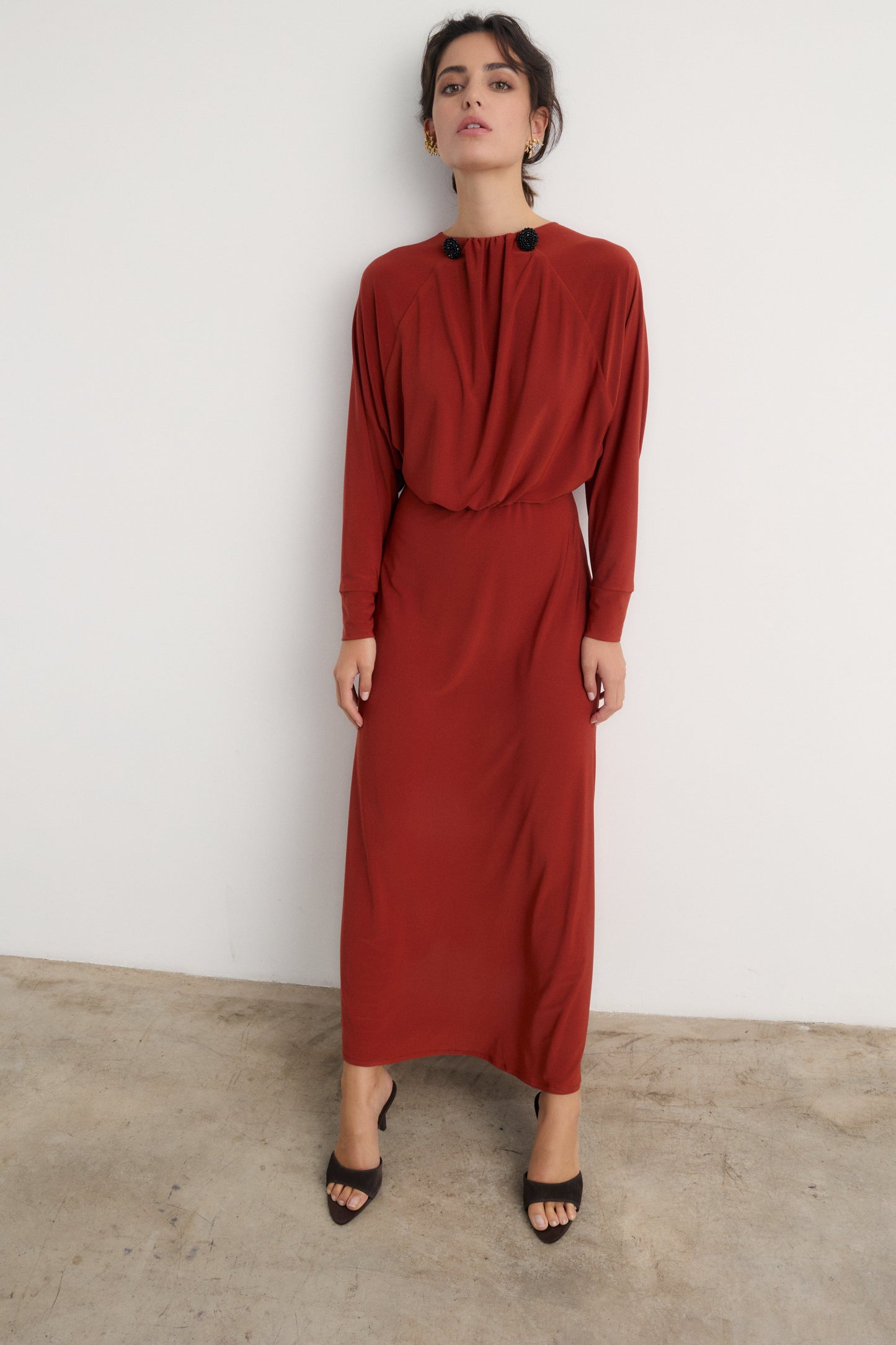 Vestido Olimpia teja - Preorder Dresses Galcon Studio 