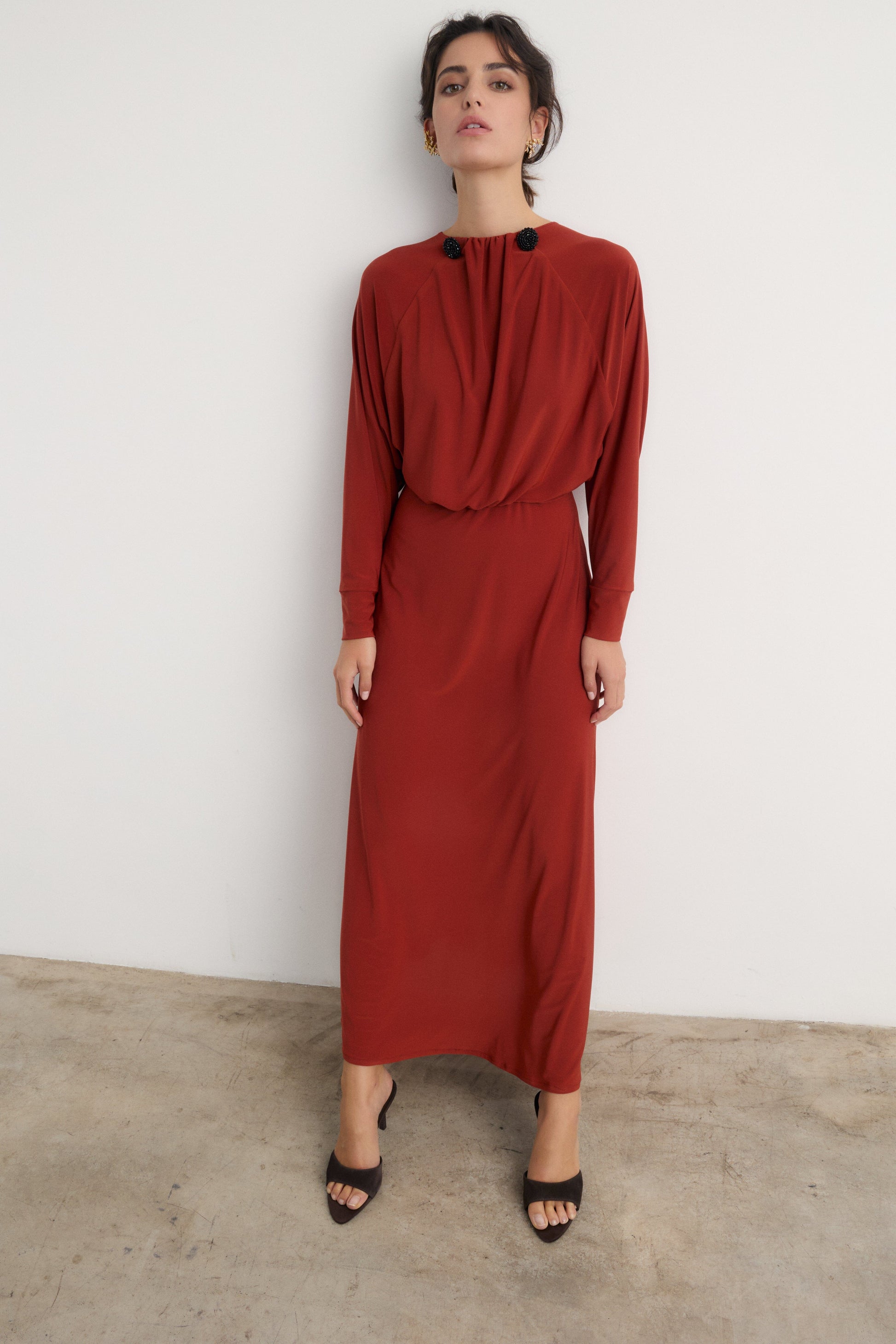 Vestido Olimpia teja - Preorder Dresses Galcon Studio 