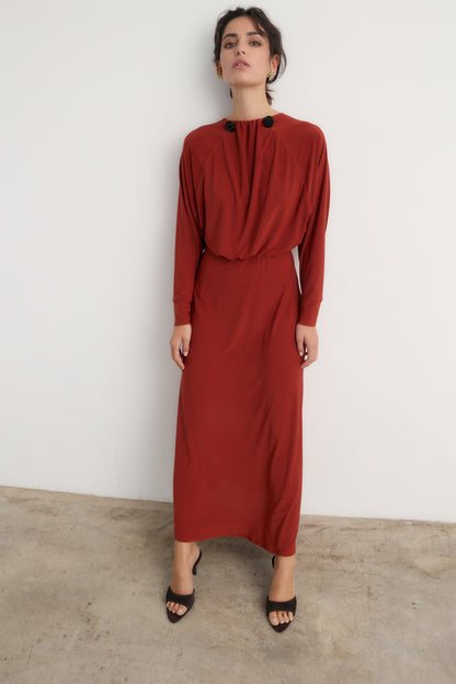 Vestido Olimpia teja - Preorder Dresses Galcon Studio 