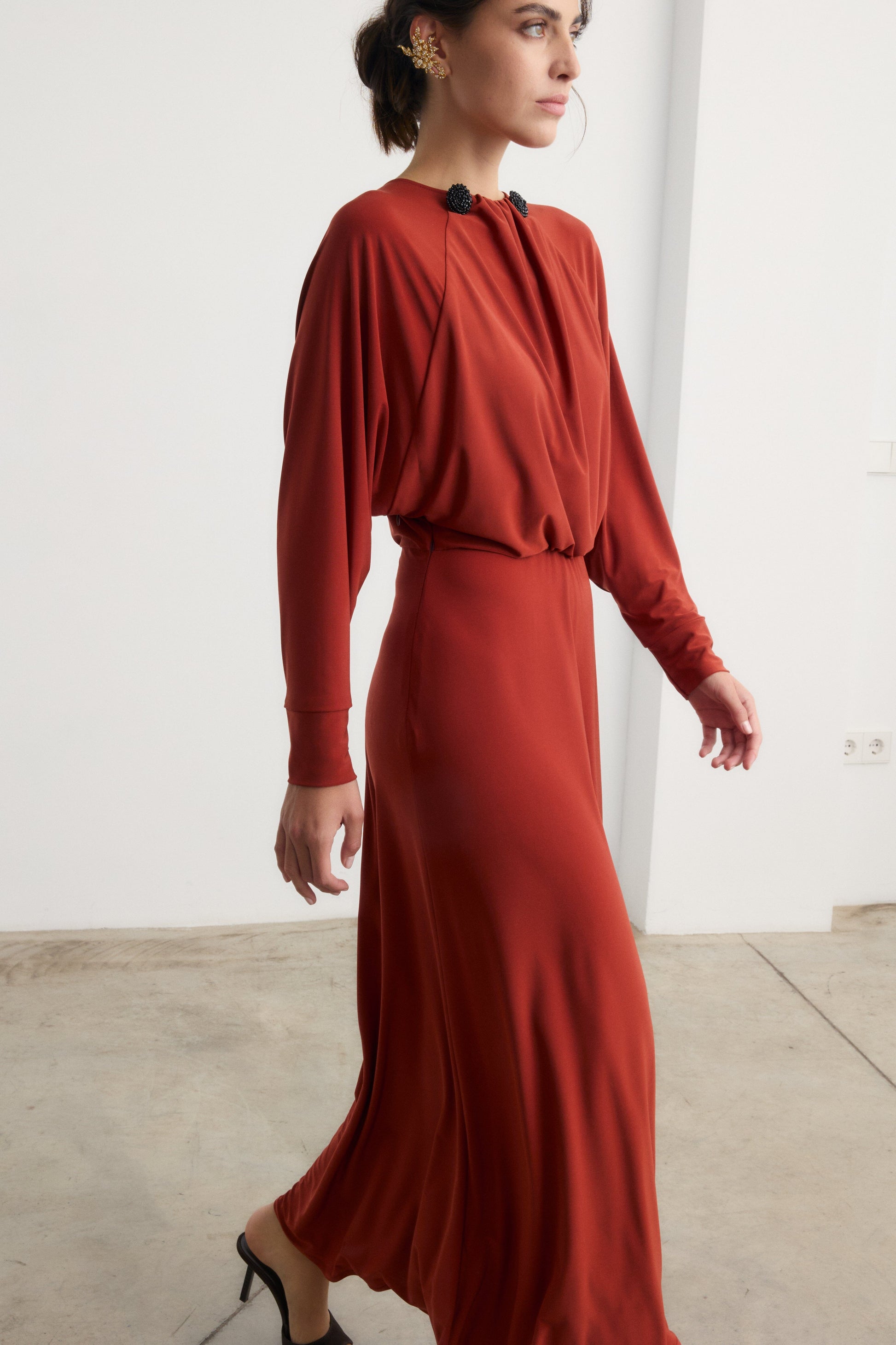 Vestido Olimpia teja - Preorder Dresses Galcon Studio 