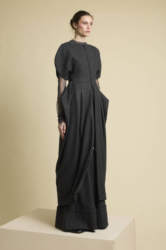 VESTIDO SENA LANA GRIS Dresses Zaitegui Studio 