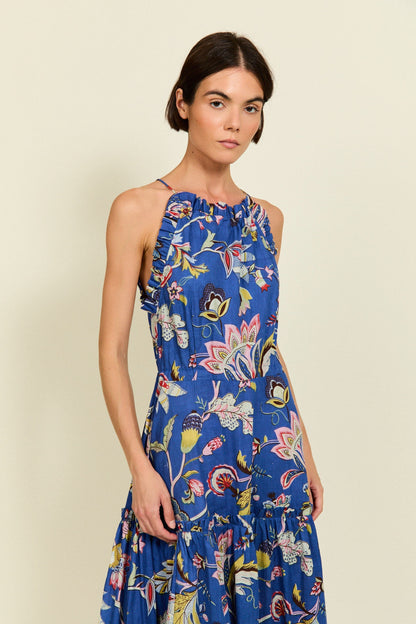 VESTIDO SHILOH AZUL Dresses Philippa 1970 