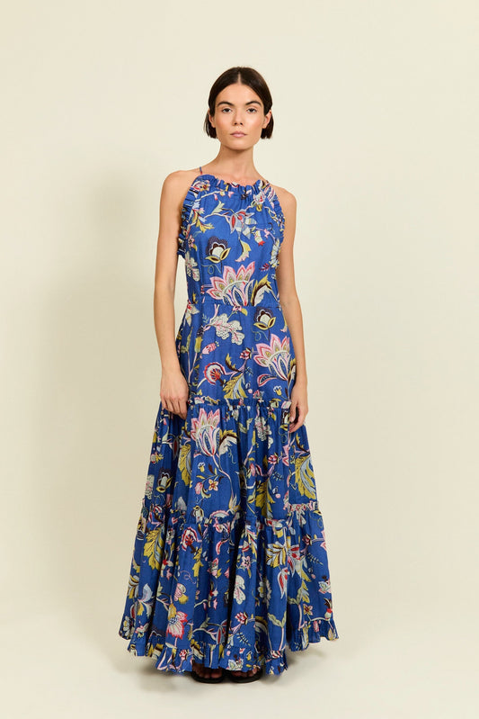 VESTIDO SHILOH AZUL Dresses Philippa 1970 