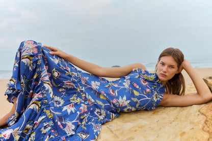 VESTIDO SHILOH AZUL Dresses Philippa 1970 