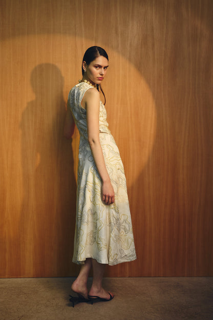 Vestido Sprezzatura Bordados Amarillo- PRE ORDER Dresses IPA BRAND 