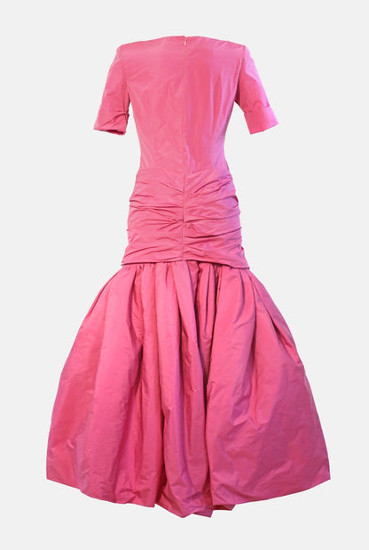 Vestido tafetán rosa Dresses Malne 